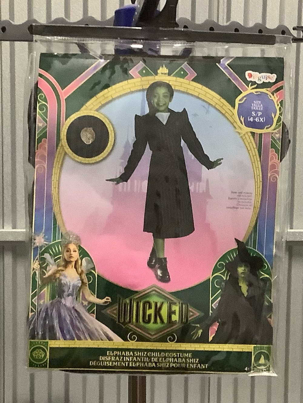 Wicked Elphaba Kids Halloween Costume - size s/p (4/6x)